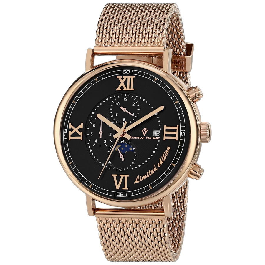 Christian Van Sant Stainless steel case watch in rose gold