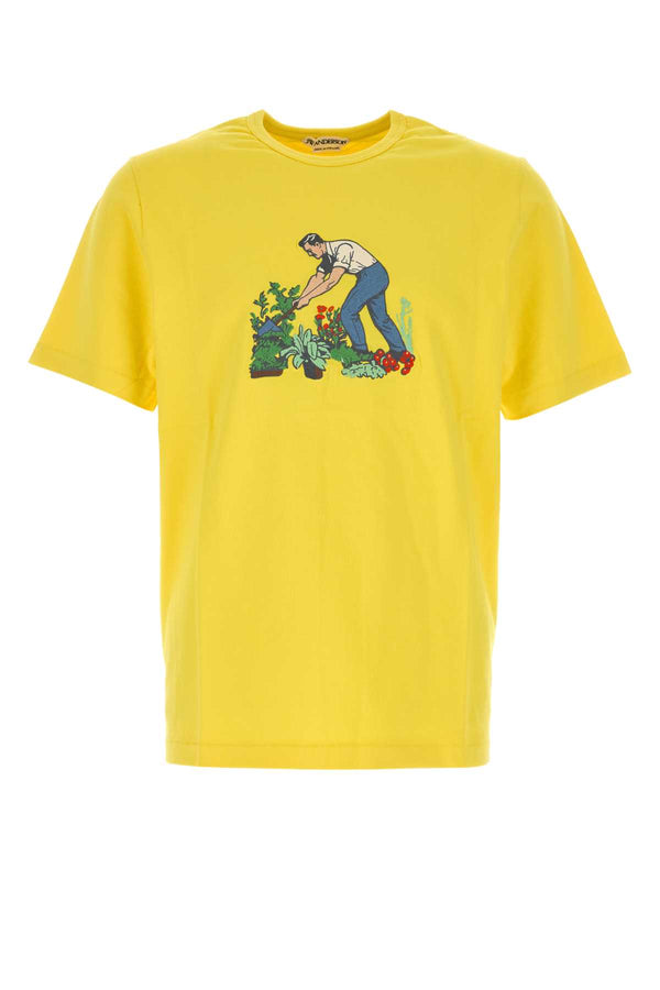 Yellow Cotton T-Shirt Lemon Exterior