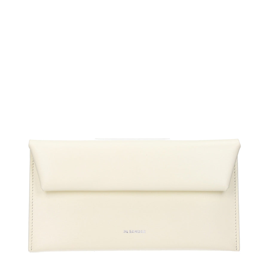 Beige Leather Wallet