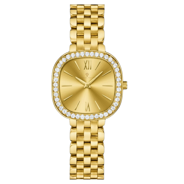 Christian Van Sant Stainless steel case watch in gold