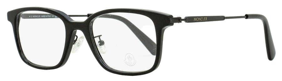 Moncler Alternative Fit Eyeglasses Ml5160d 001 Black 51mm Plastic (acetate)/metal