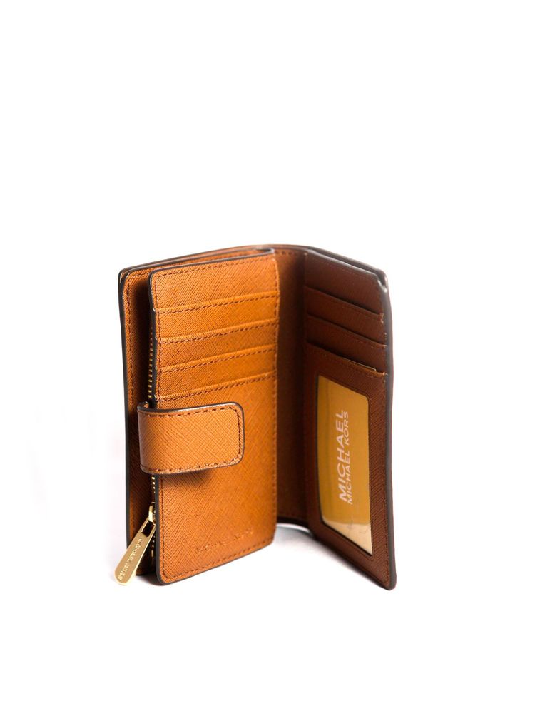 Michael Kors 89.4% Coated Canvas wallet in brown