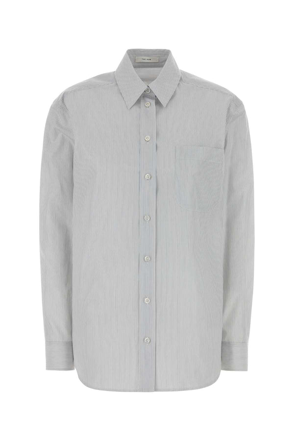 The Row Shirt 100% Cotton shirt in gray