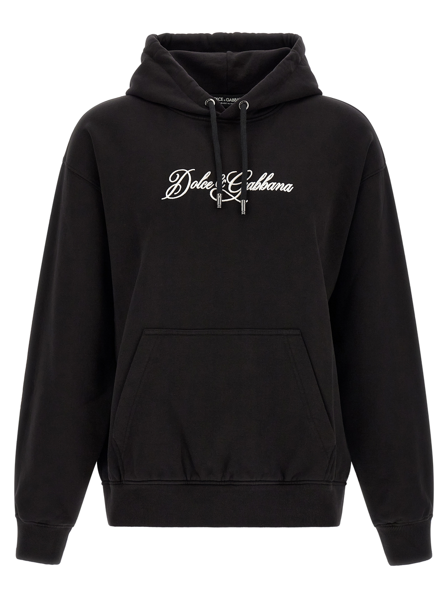 Black Cotton Sweatshirt Clothing
