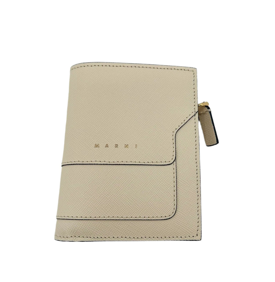 Marni Leather wallet in beige
