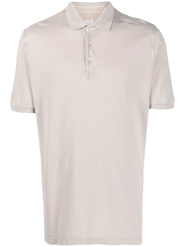 Fedeli Cotton 100% polo shirt in beige