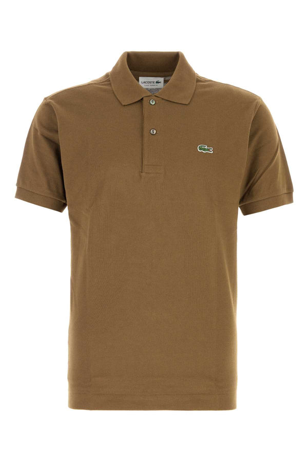 Biscuit Piquet Polo Shirt Cookie Exterior: Cotton