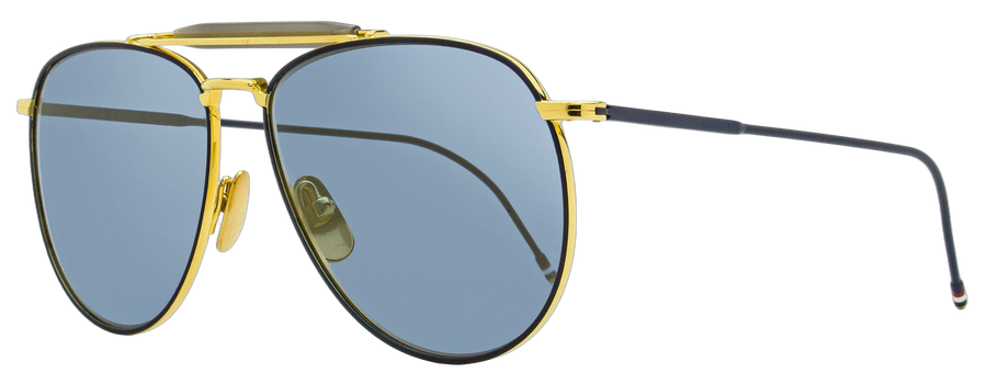 Thom Browne TB015LTD Metal sunglasses in gold