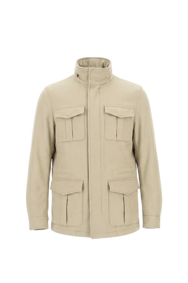 Herno 73% Cotton jacket in beige