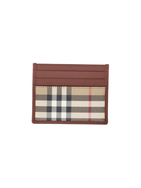 Burberry 100% Cotton card case in beige