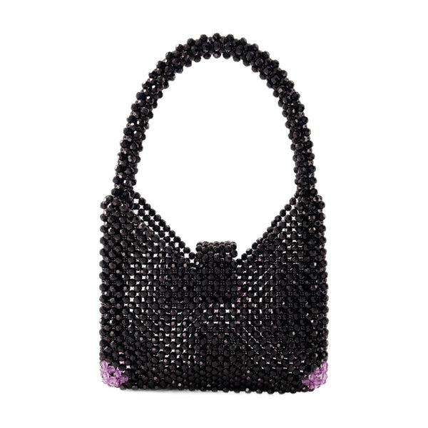 Germanier Beads hobo bag in black