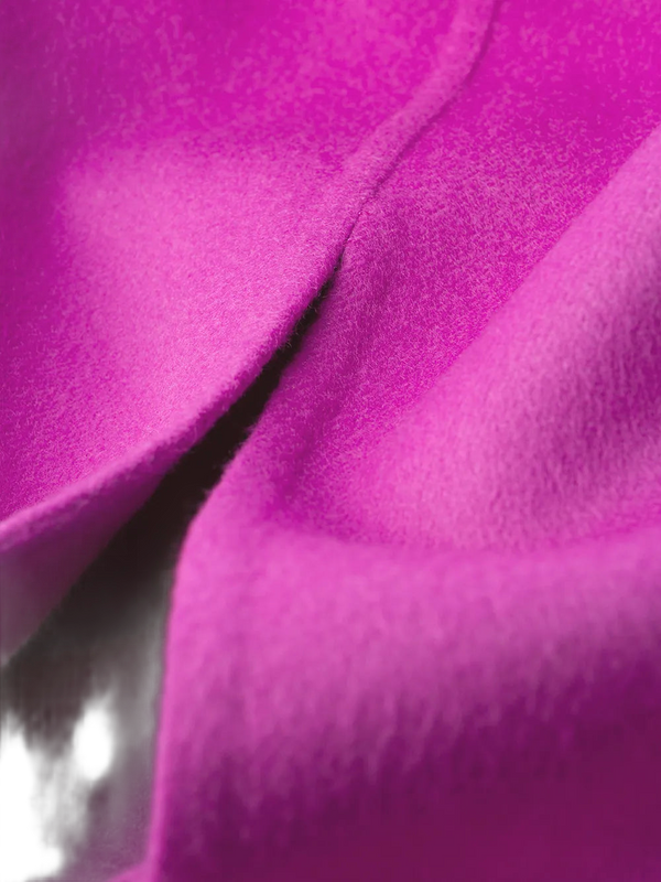 Valentino Virgin wool blend cape in pink
