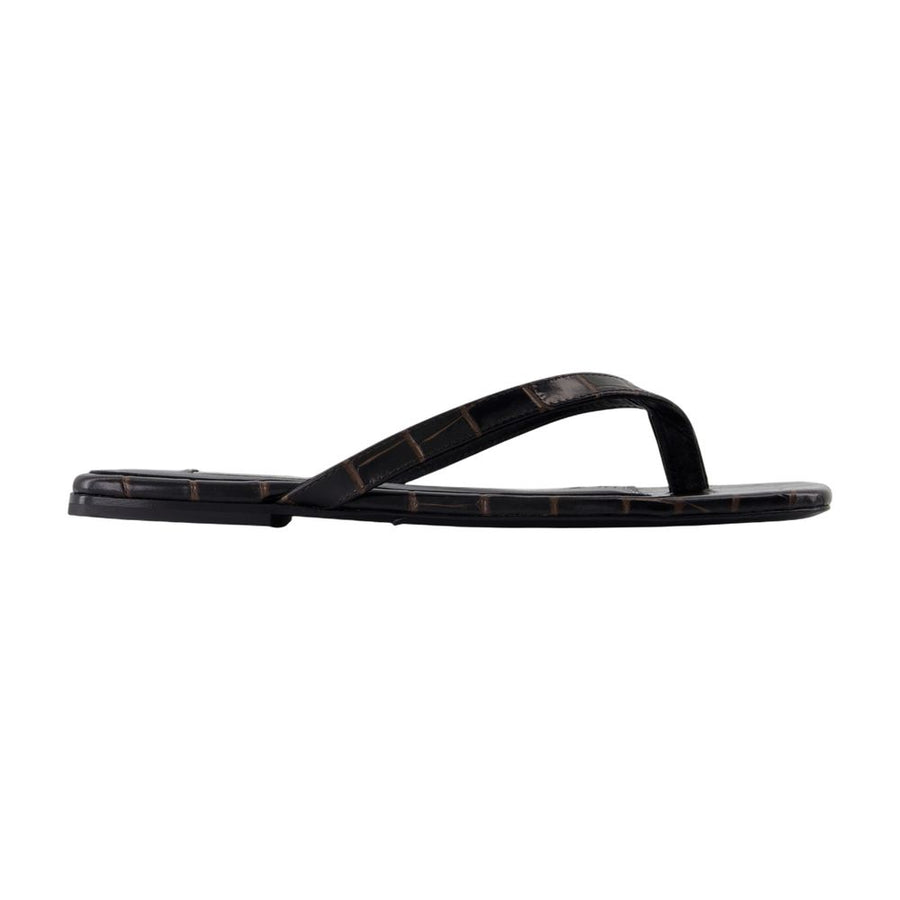 Toteme Calfskin sandal in brown
