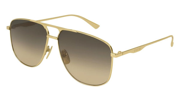 Gucci GG0336S Metal sunglasses in gold