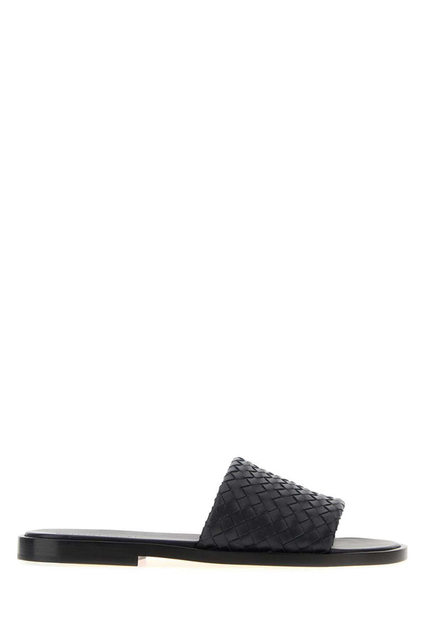 Slate Nappa Leather Elio Slippers Nocturnal