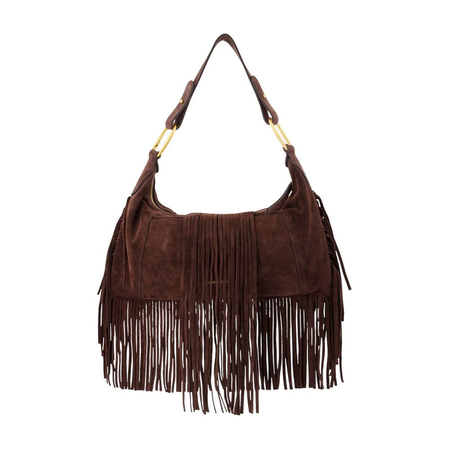 Mathilde Shoulder Bag - Vanessa Bruno Leather Brown Cowhide / Shoulder-hobo-bags