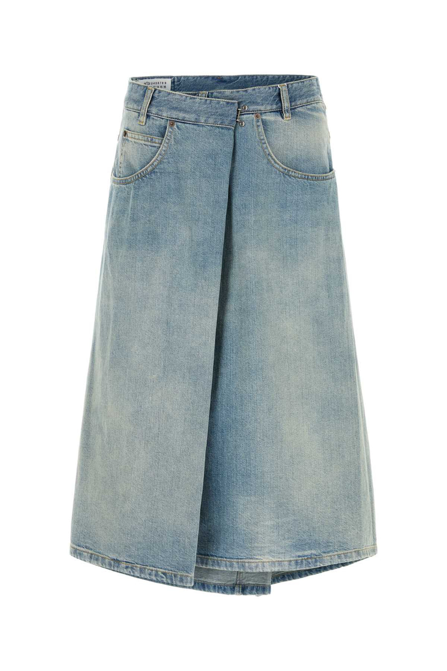 Denim Skirt Oldblue Exterior: Cotton Gonne