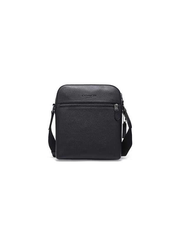 Coach 100% Pebble Leather crossbody bag in gray