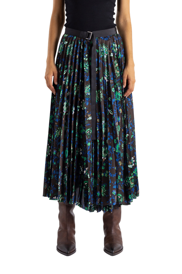 Sacai Satin skirt in brown