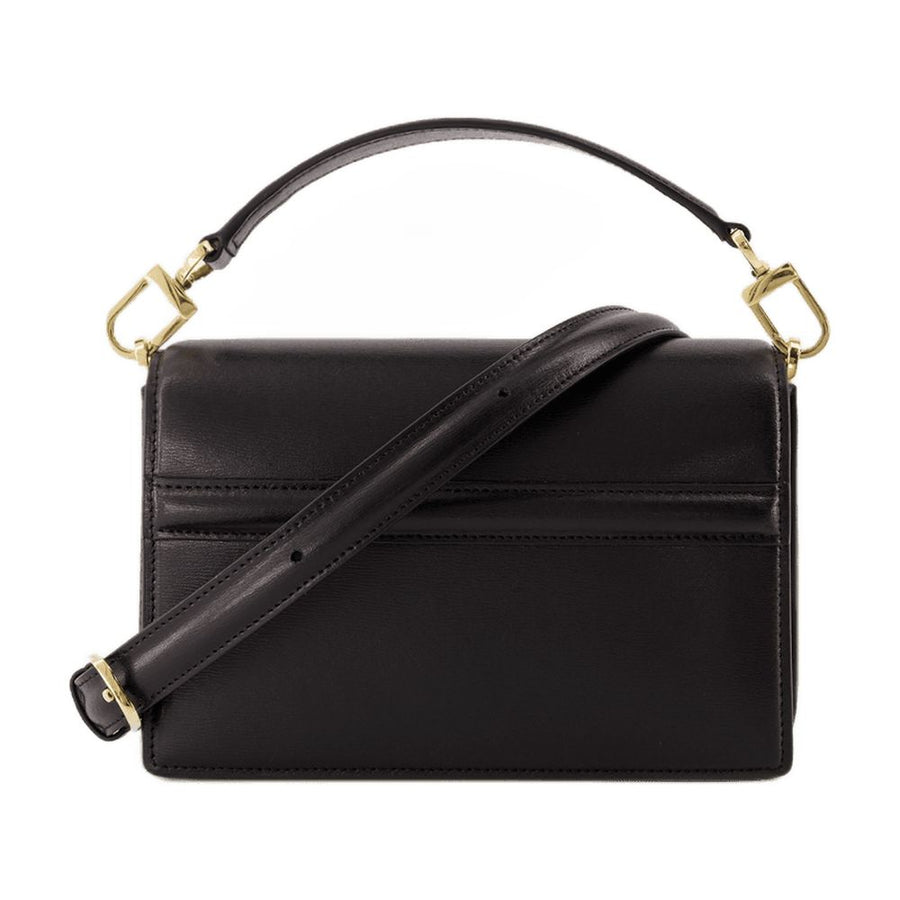 Toteme cowhide shoulder bag in black