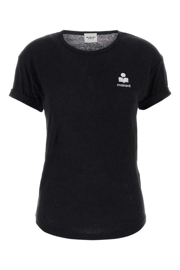 Isabel Marant Etoile 100% Linen t-shirt in black