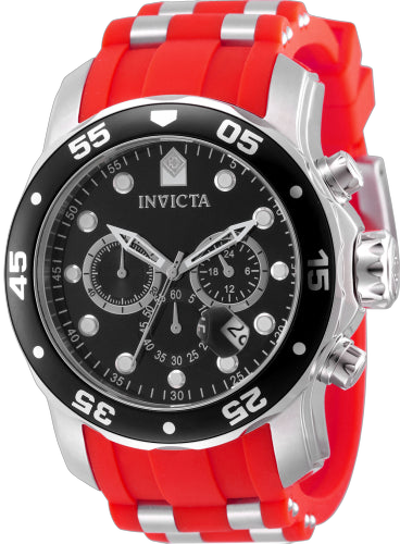 Invicta Stainless steel case watch in black