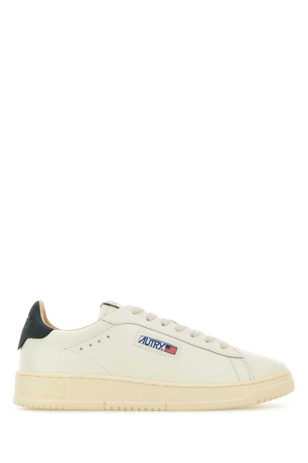 Ivory Leather Dallas Sneakers Mr04
