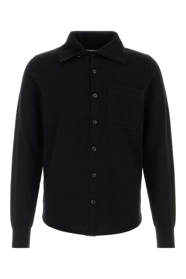 Black Cashmere Monaco Cardigan Exterior: Maglie