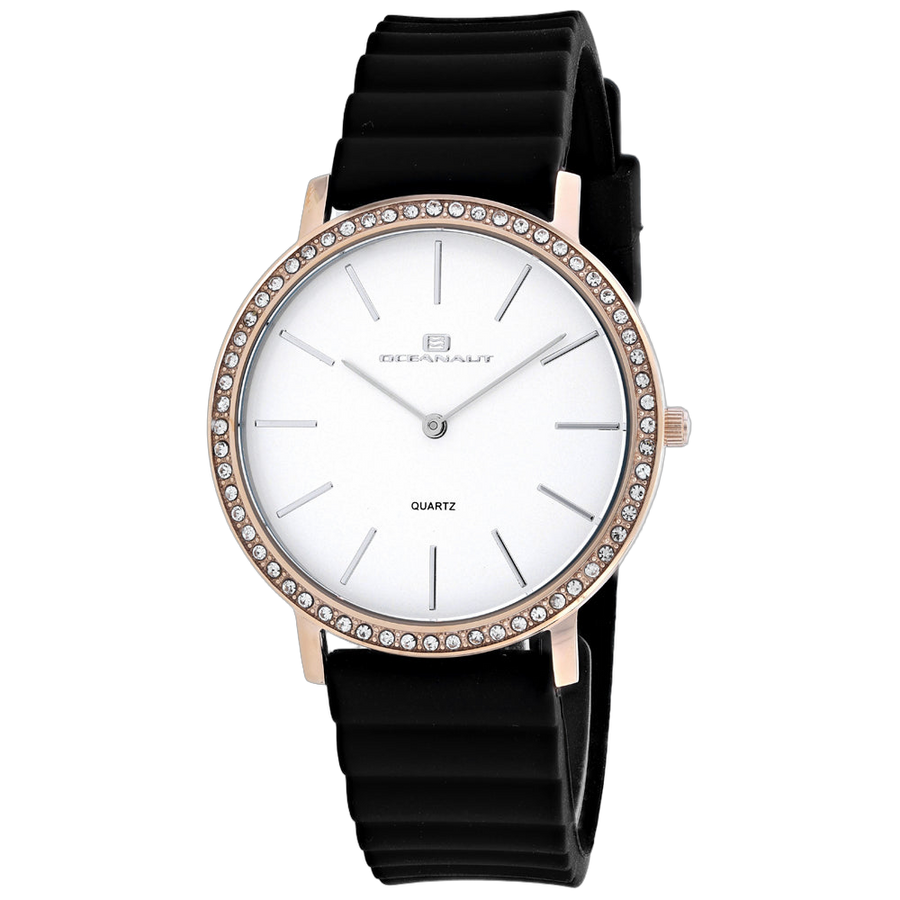 Oceanaut Stainless steel case watch in white