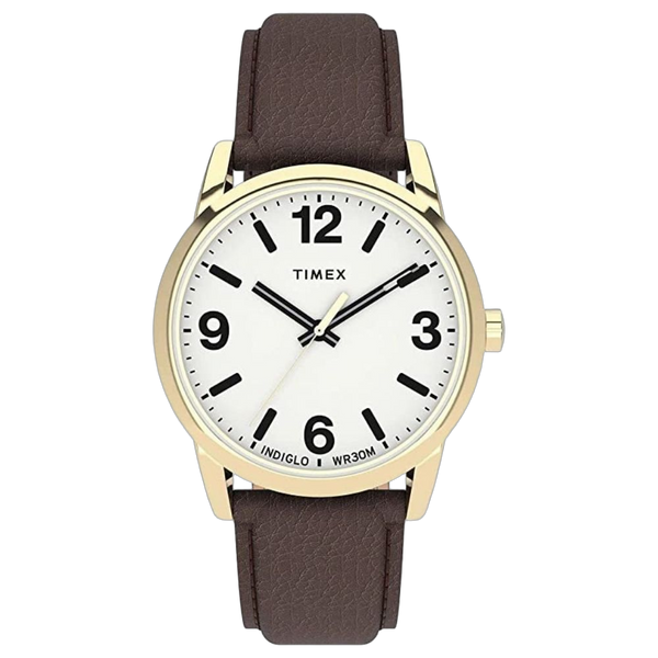 Timex Stainless steel case watch in white