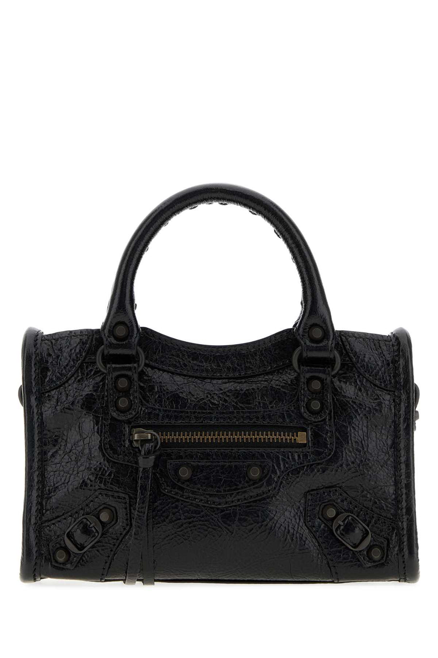 Black Leather Nano Le City Handbag Borse A Mano