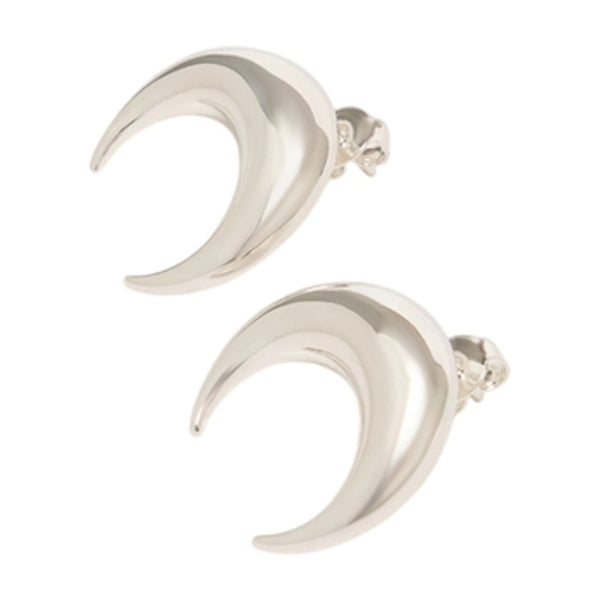 Marine Serre Metal earrings in silver
