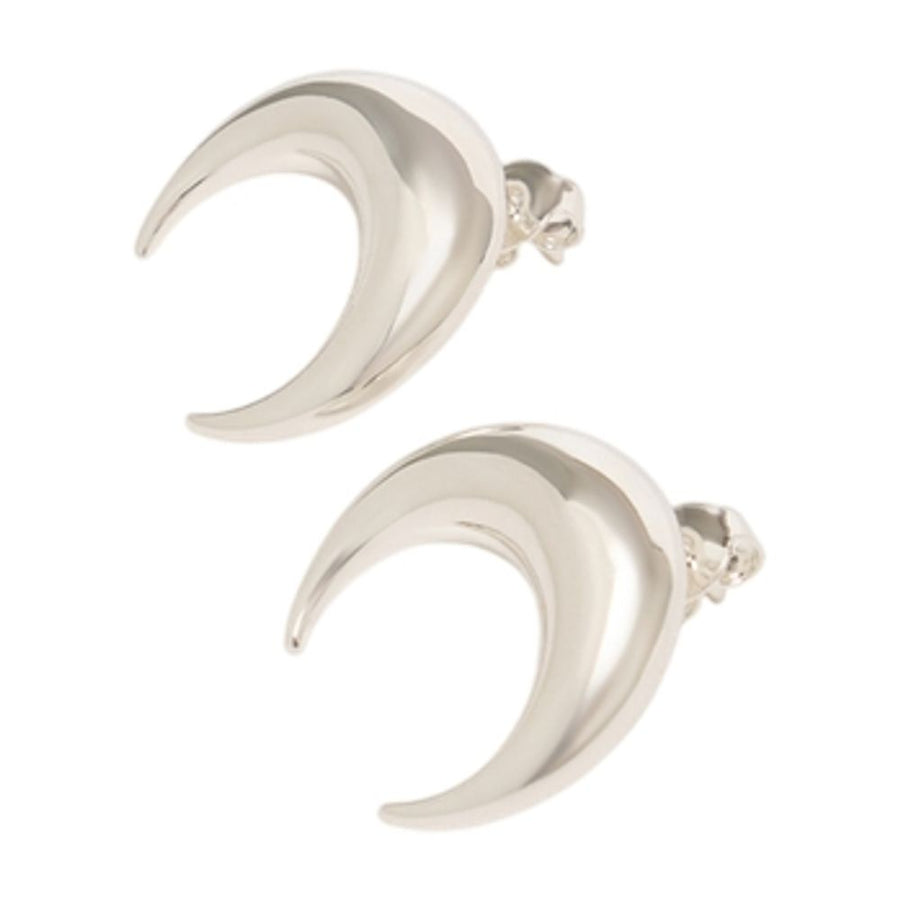 Marine Serre Metal earrings in silver