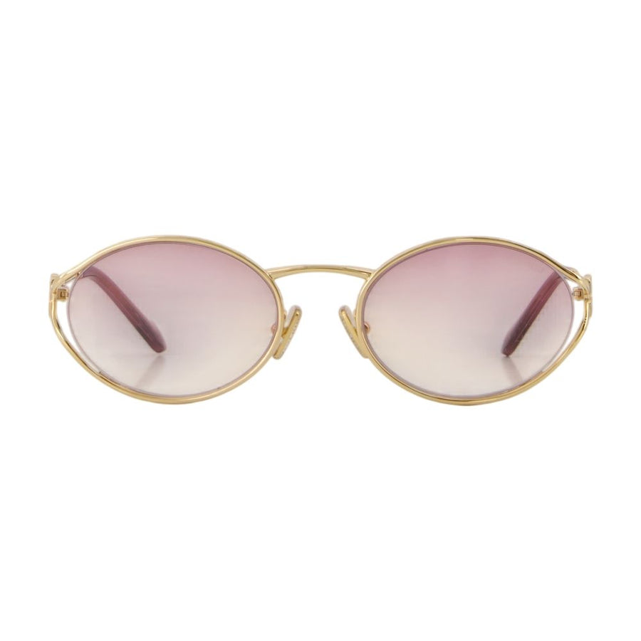 0mu 52ys Sunglasses - Miu Acetate Gold Accessories /