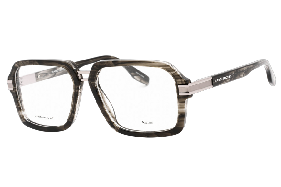 Marc Jacobs MARC715 Acetate frame with polycarbonate demo lenses eyeglasses in gray