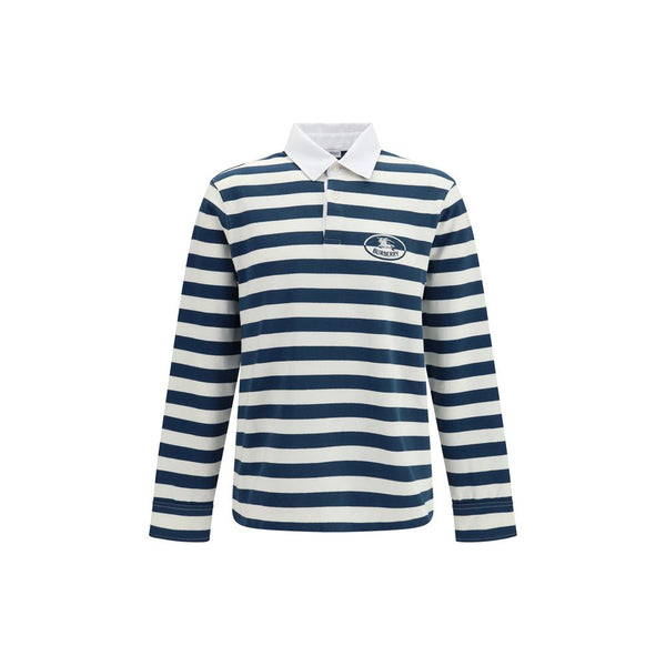 Burberry 100% Cotton polo shirt in navy