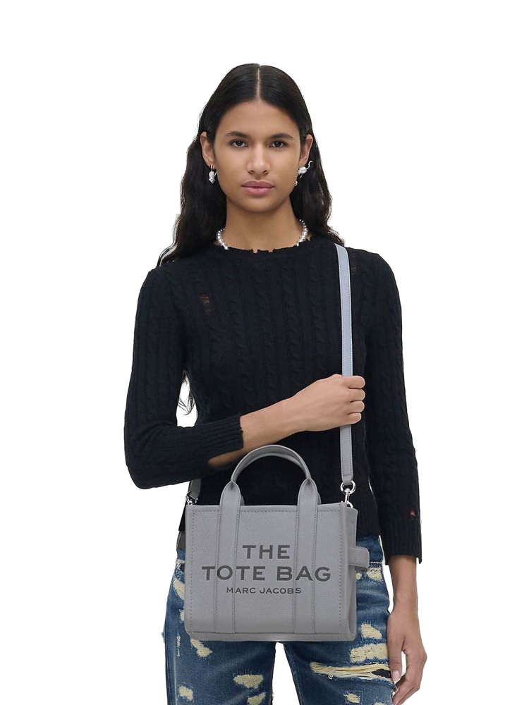 Marc Jacobs 100% Cow Leather tote bag in gray