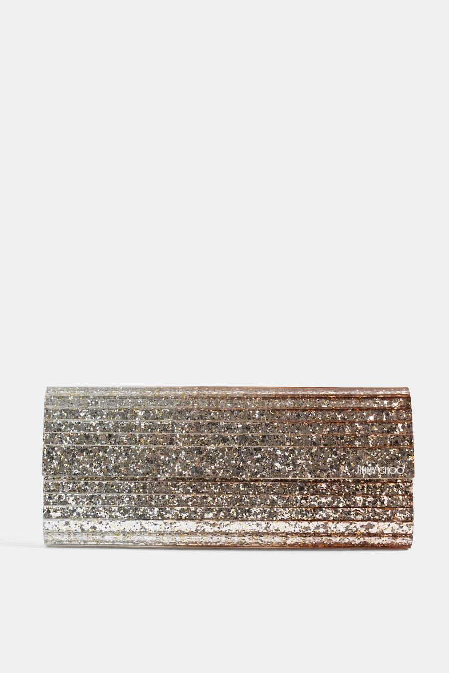 Jimmy Choo clutch in rose gold