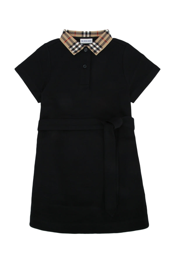 Kg2 Astrid Ch Collar Black Cotton Abiti