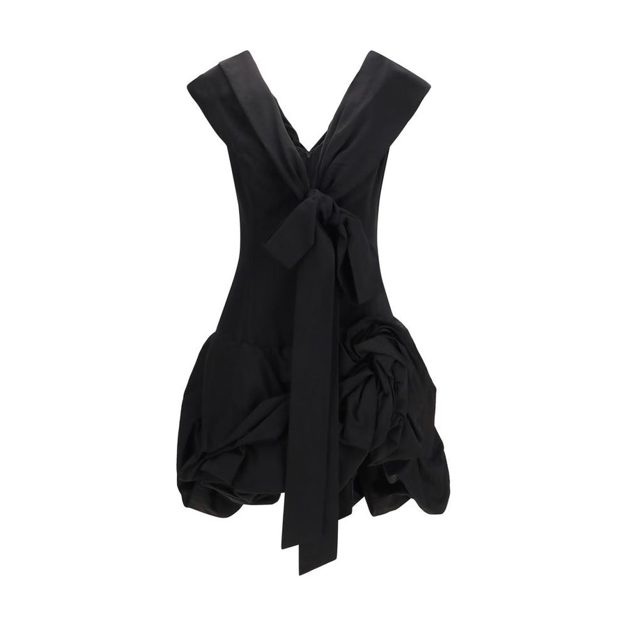 Magda Butrym 51% Cotton dress in black