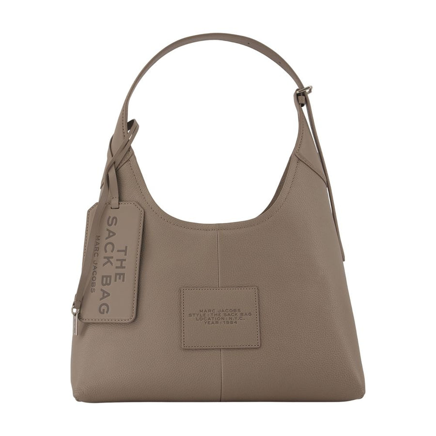 The Belted Sack Shoulder Bag - Marc Jacobs Leather Beige Cowhide / Shoulder-hobo-bags