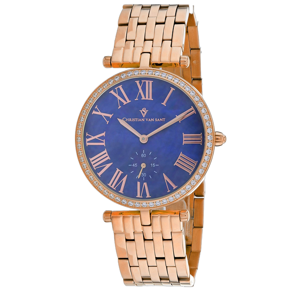 Christian Van Sant Stainless steel case watch in blue