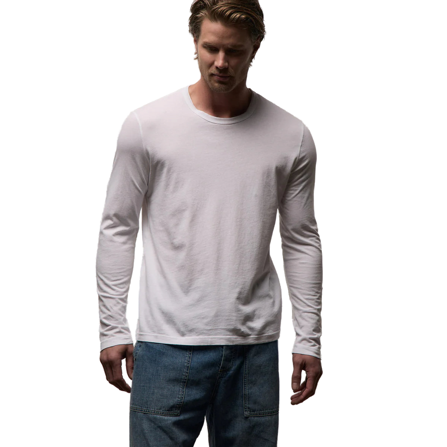 James Perse long-sleeve t-shirt in white