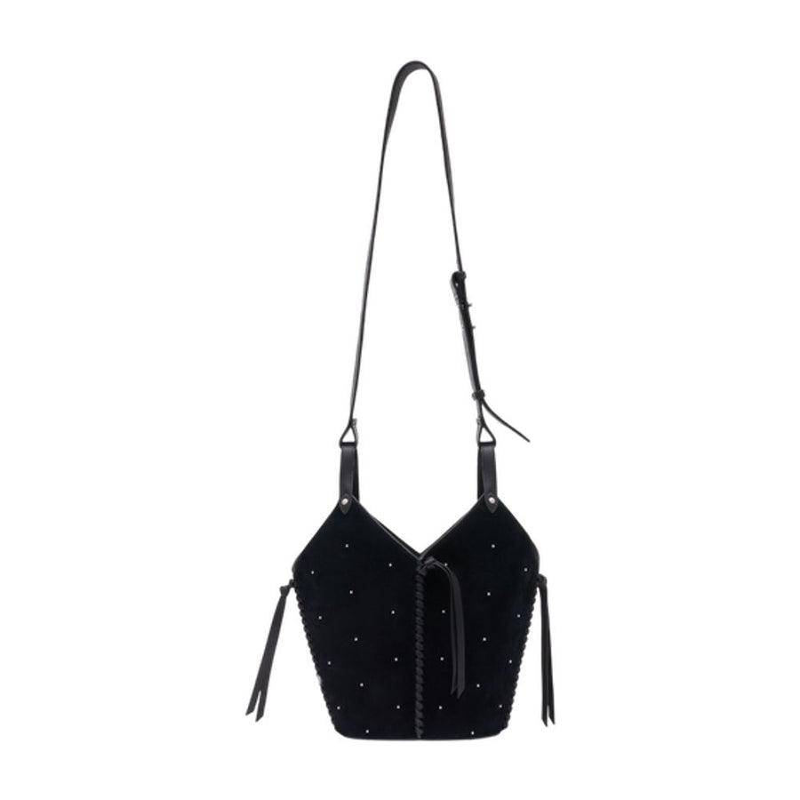 Isabel Marant Calfskin shoulder bag in black