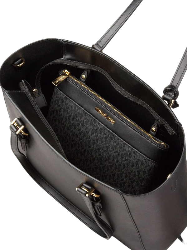 Michael Kors 88.3% Coated Canvas tote bag in black