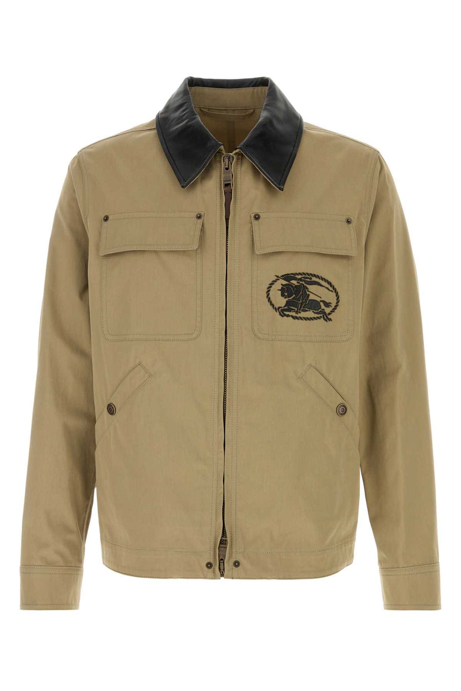 Cappuccino Cotton Jacket Saltmarshbeige Exterior: Giacche E Gilet