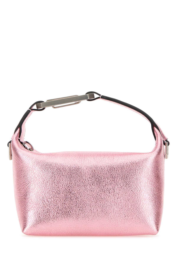 Pink Leather Moonbag Handbag Palepink Borse A Mano
