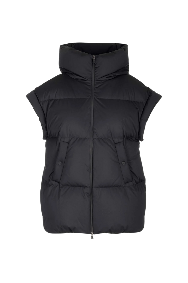 Herno 100% Polyester vest in white