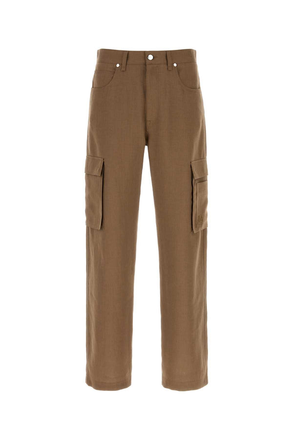Gianduia Sample Size: Linen Pantaloni