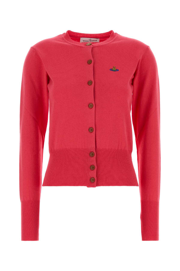 Vivienne Westwood Cardigan 85% Cotton cardigan in red